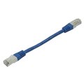 Monoprice Cat6A 26AWG Cable, 6" Blue 11220